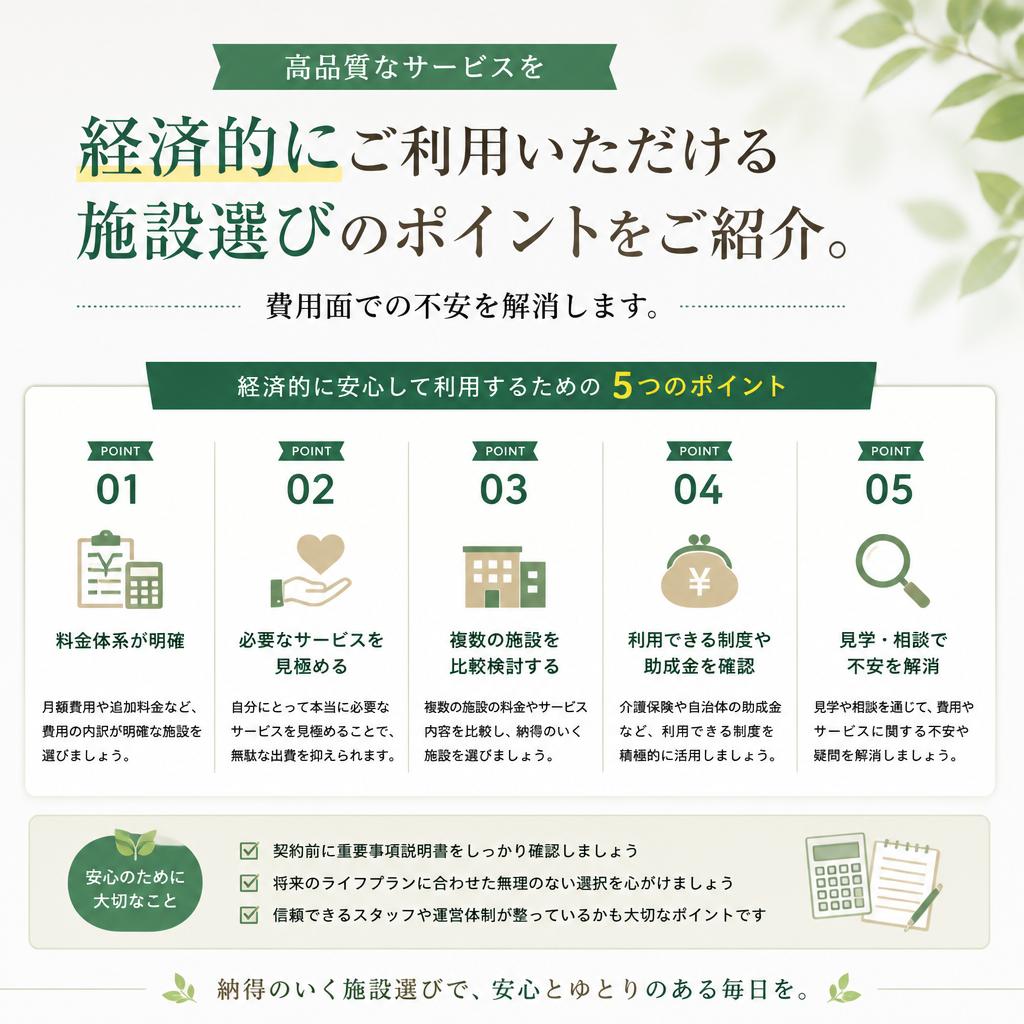 5. コストパフォーマンスの大切さ