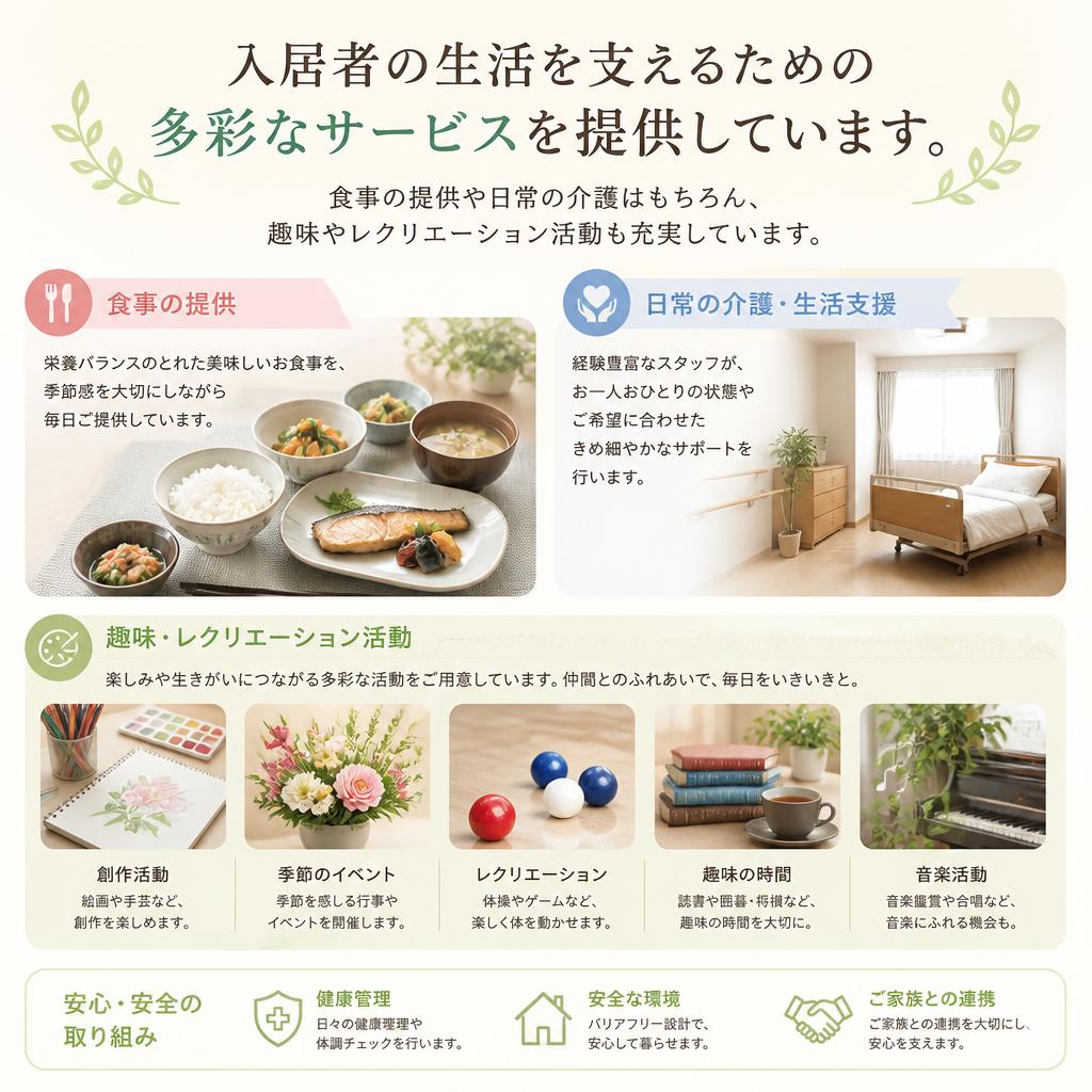 充実した生活支援サービス