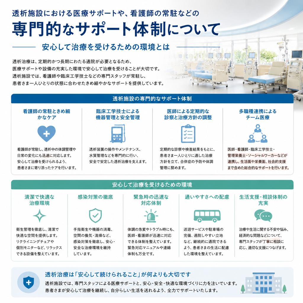 透析施設のサポート体制とは？