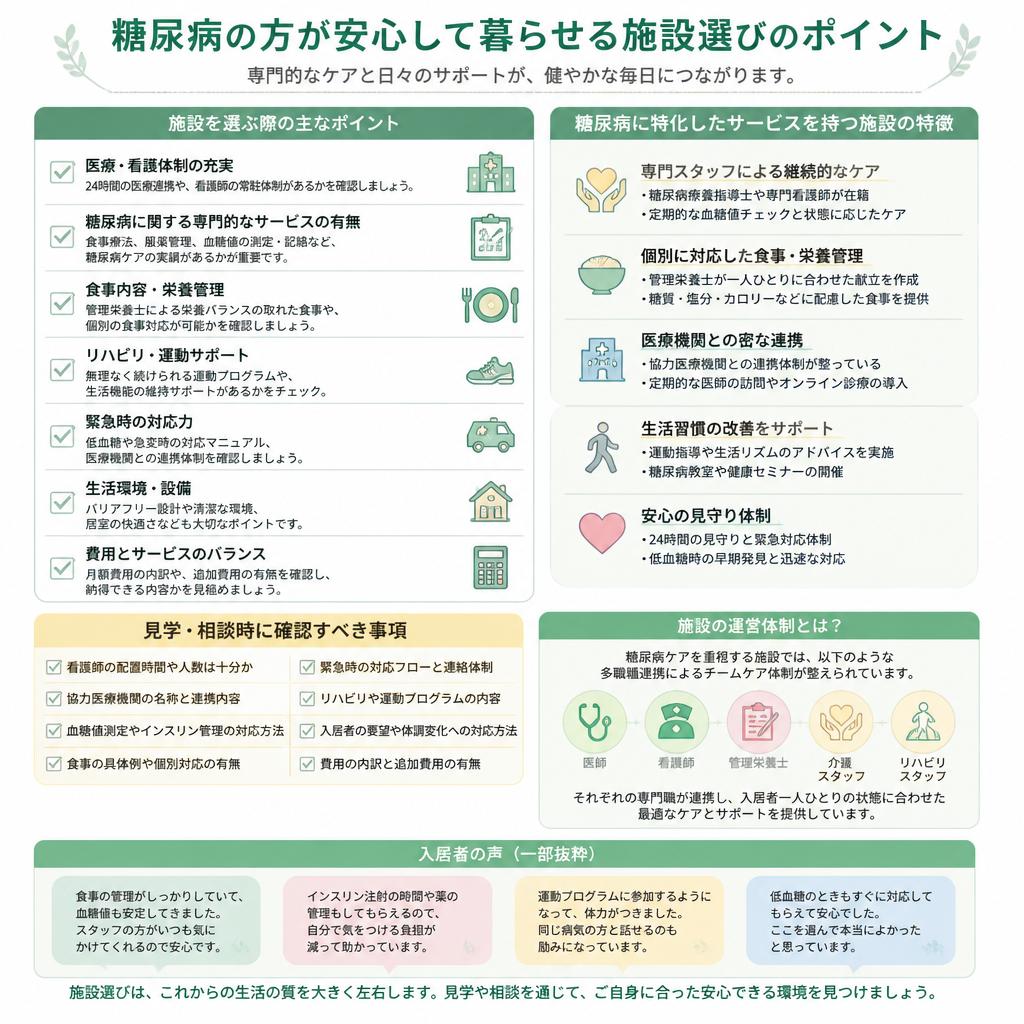 施設の選び方とポイント